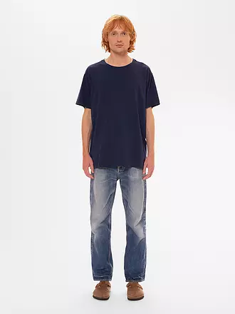 NUDIE JEANS | Camiseta ROFFE | blau